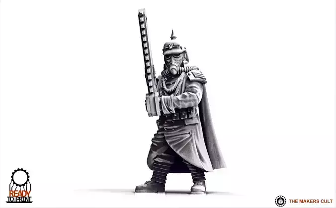 Valour Korps - Sergeant Reinhard 3D print model