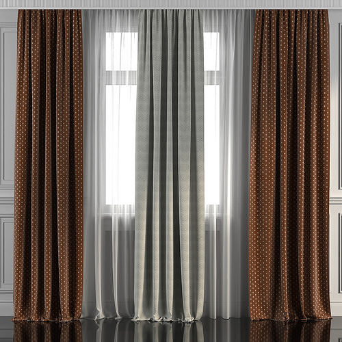 Curtain Set 271 3D model