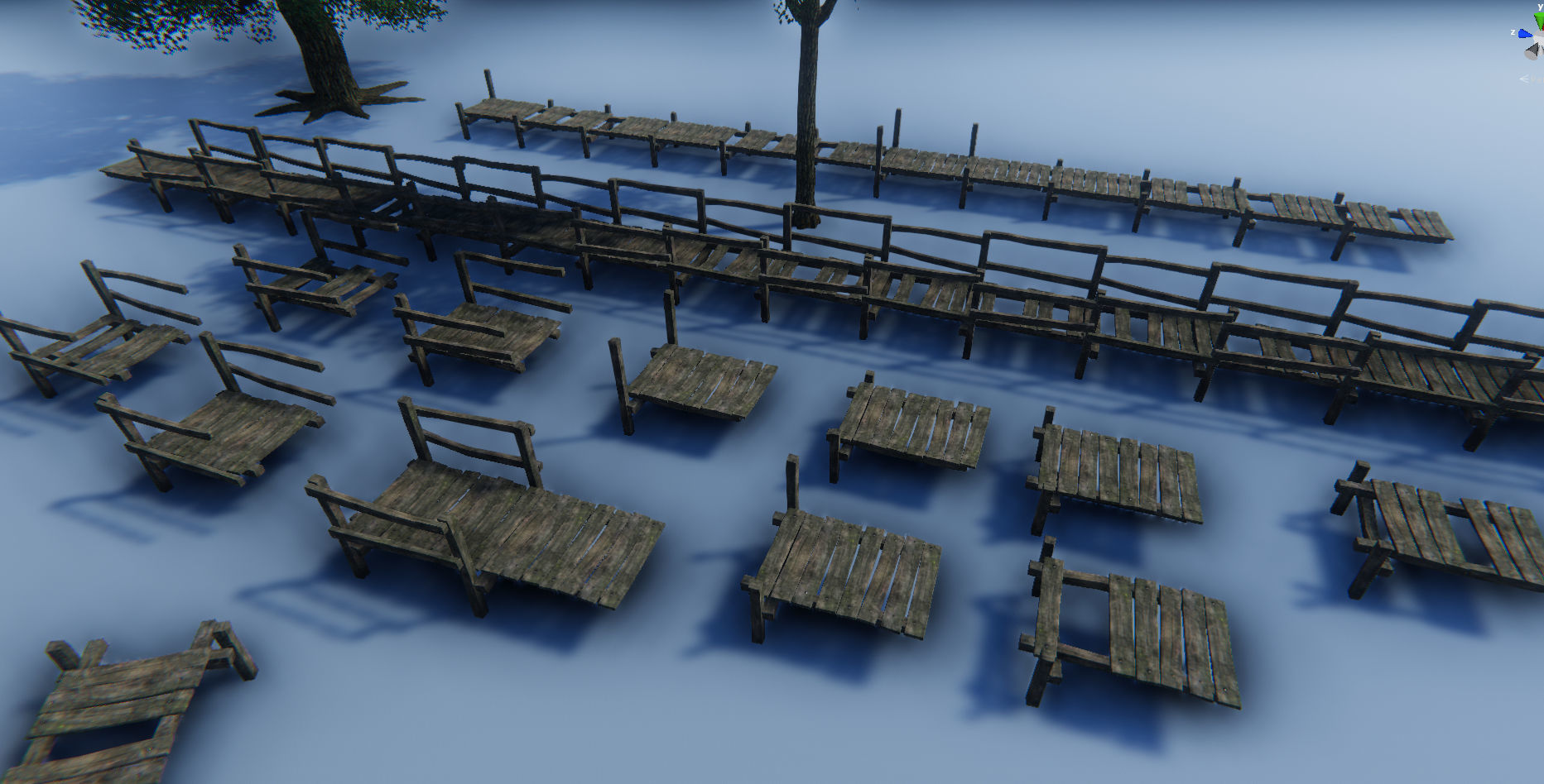 Nature Package - Swamp Forest Environment Unity Low-poly 3D model_18