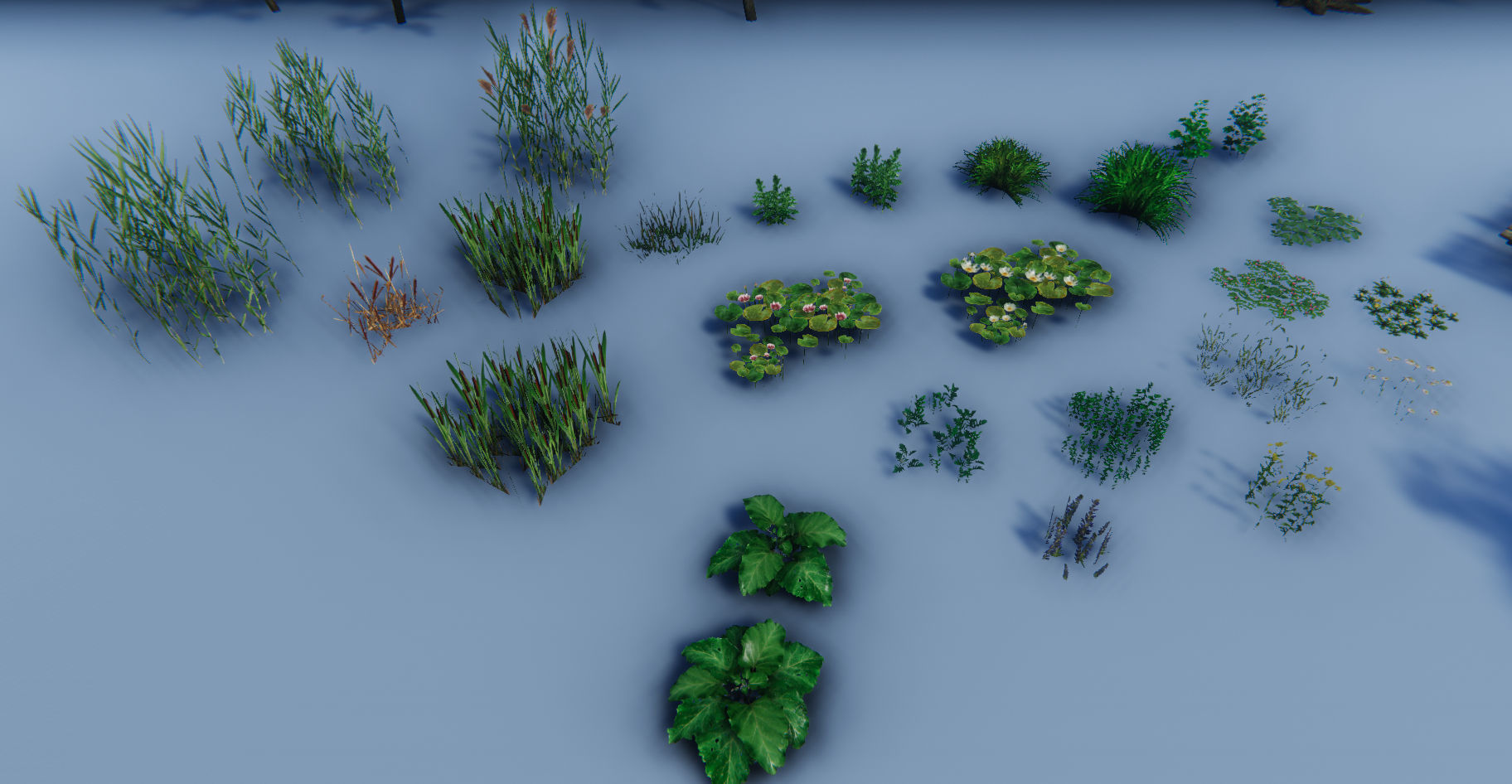 Nature Package - Swamp Forest Environment Unity Low-poly 3D model_17