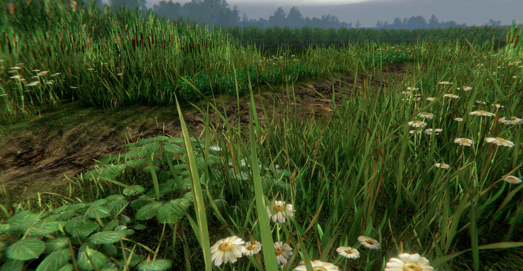 Nature Package - Swamp Forest Environment Unity Low-poly 3D model_3