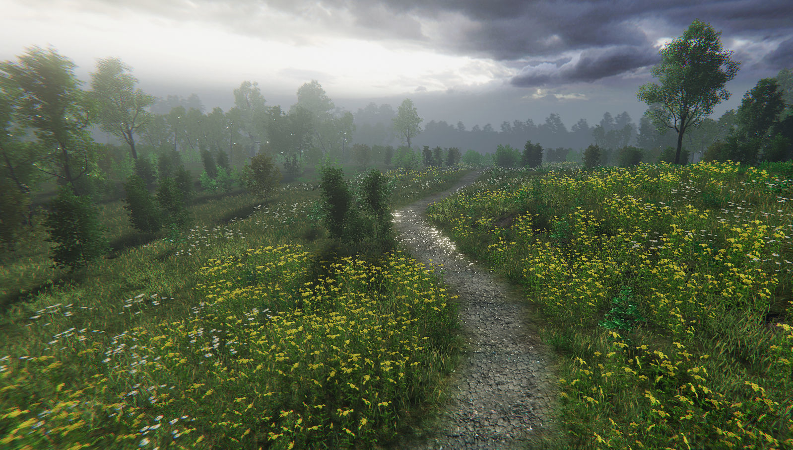 Nature Package - Swamp Forest Environment Unity Low-poly 3D model_6