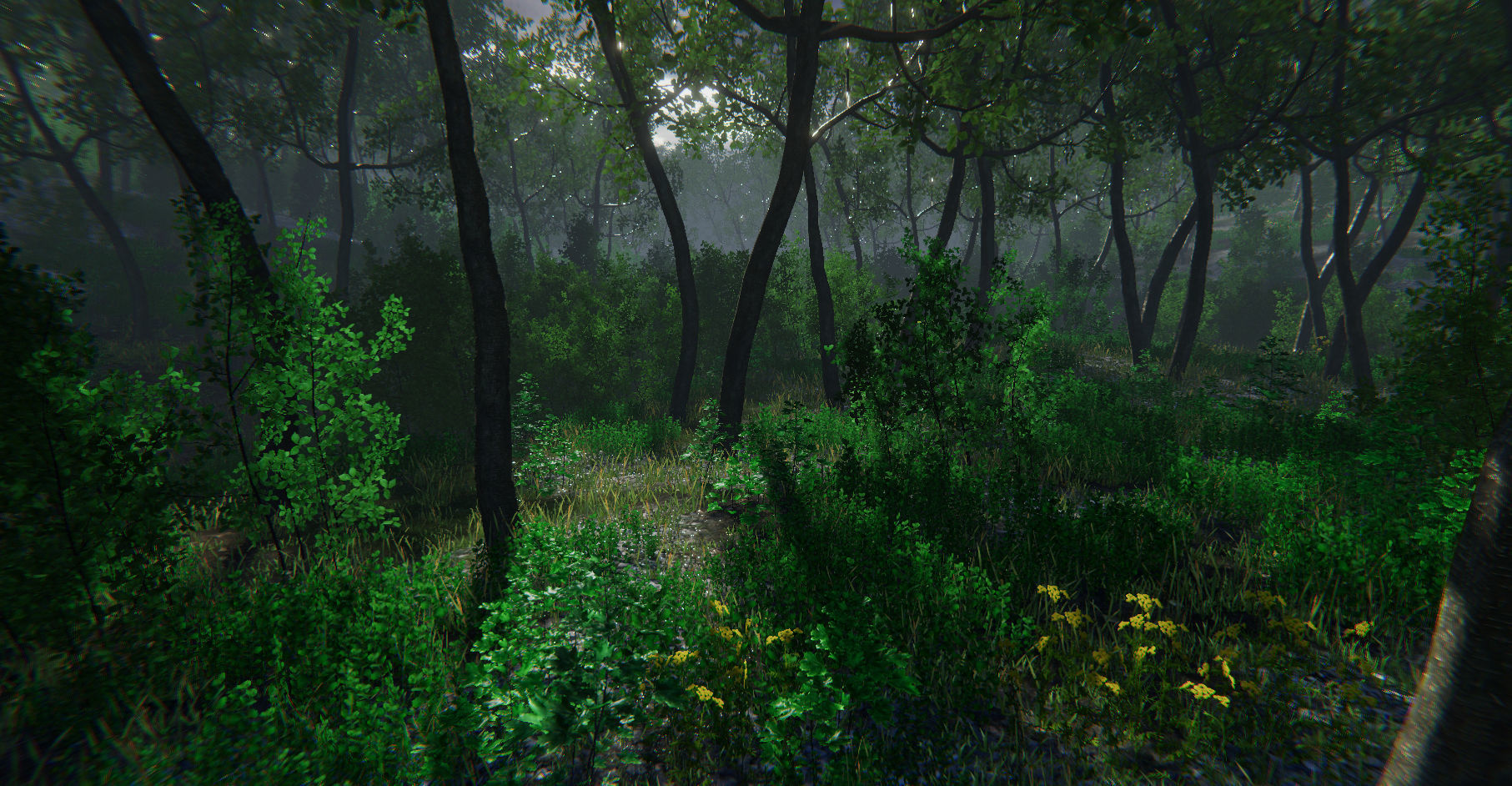 Nature Package - Swamp Forest Environment Unity Low-poly 3D model_1