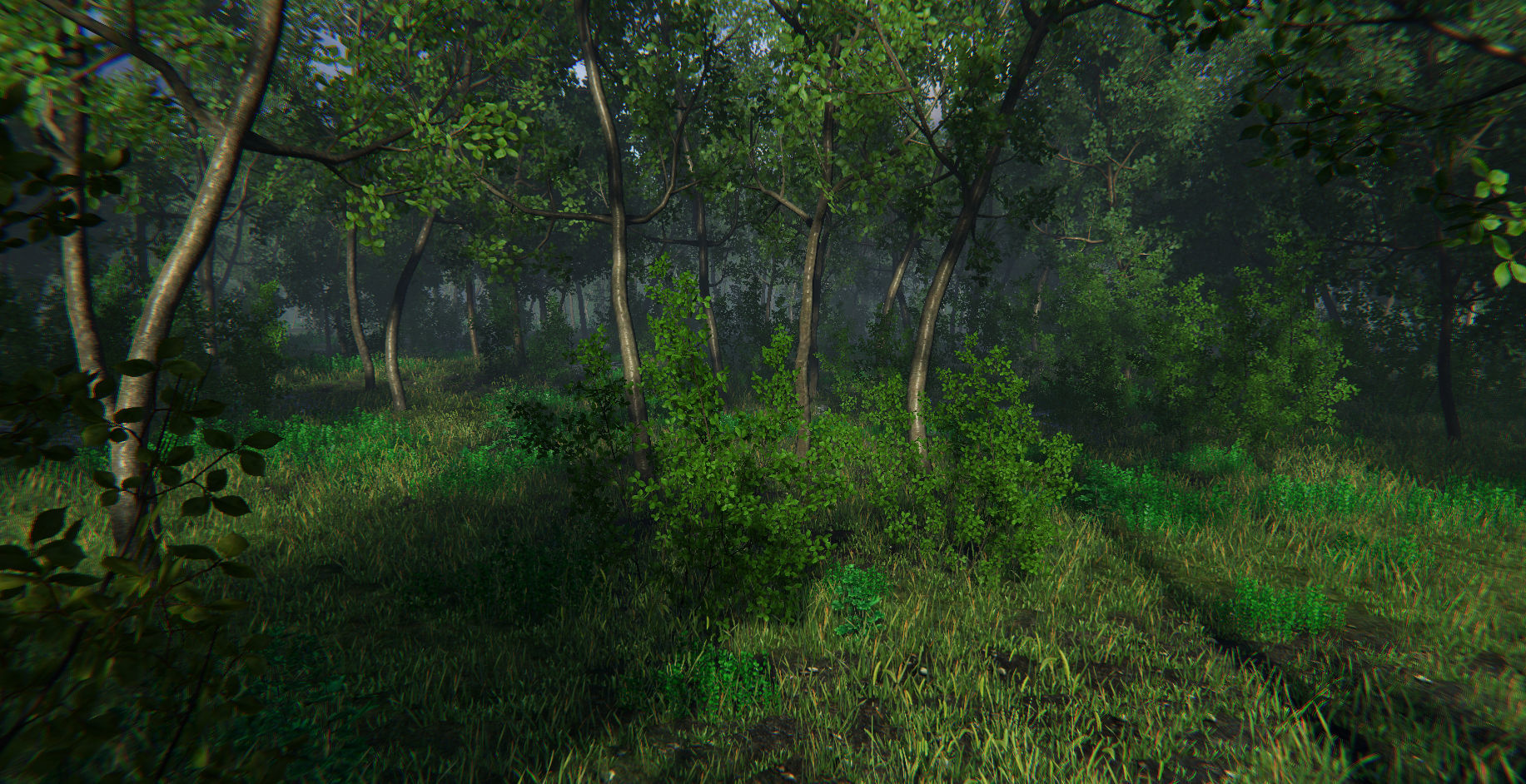 Nature Package - Swamp Forest Environment Unity Low-poly 3D model_10