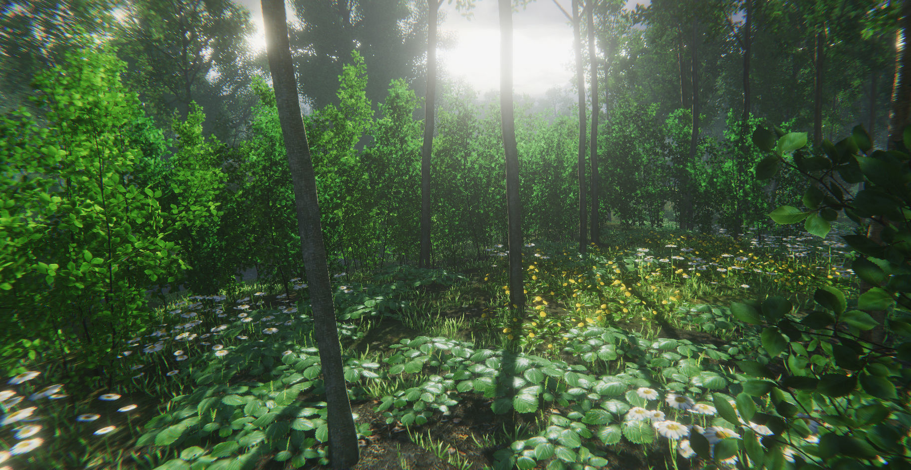 Nature Package - Swamp Forest Environment Unity Low-poly 3D model_13