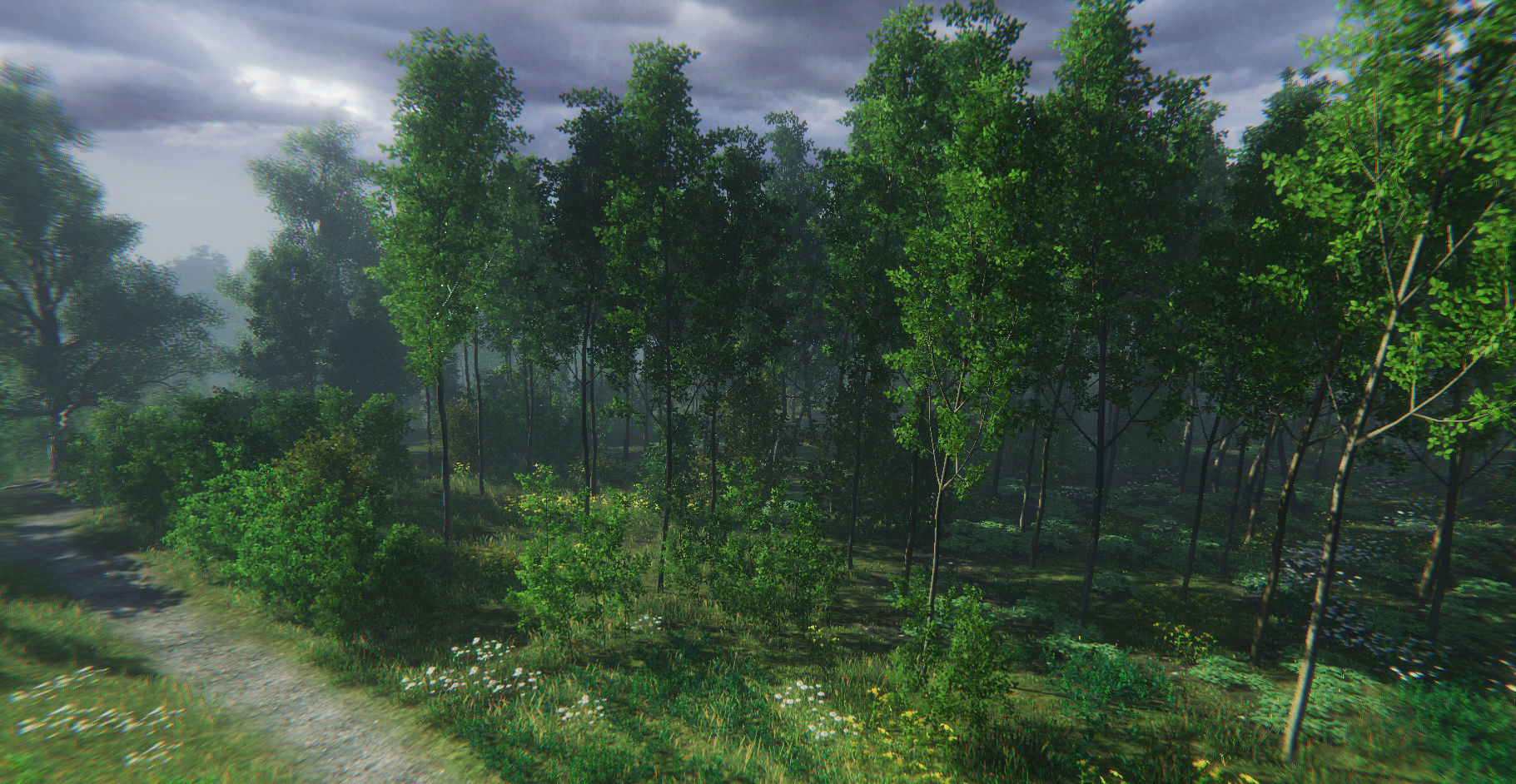 Nature Package - Swamp Forest Environment Unity Low-poly 3D model_7