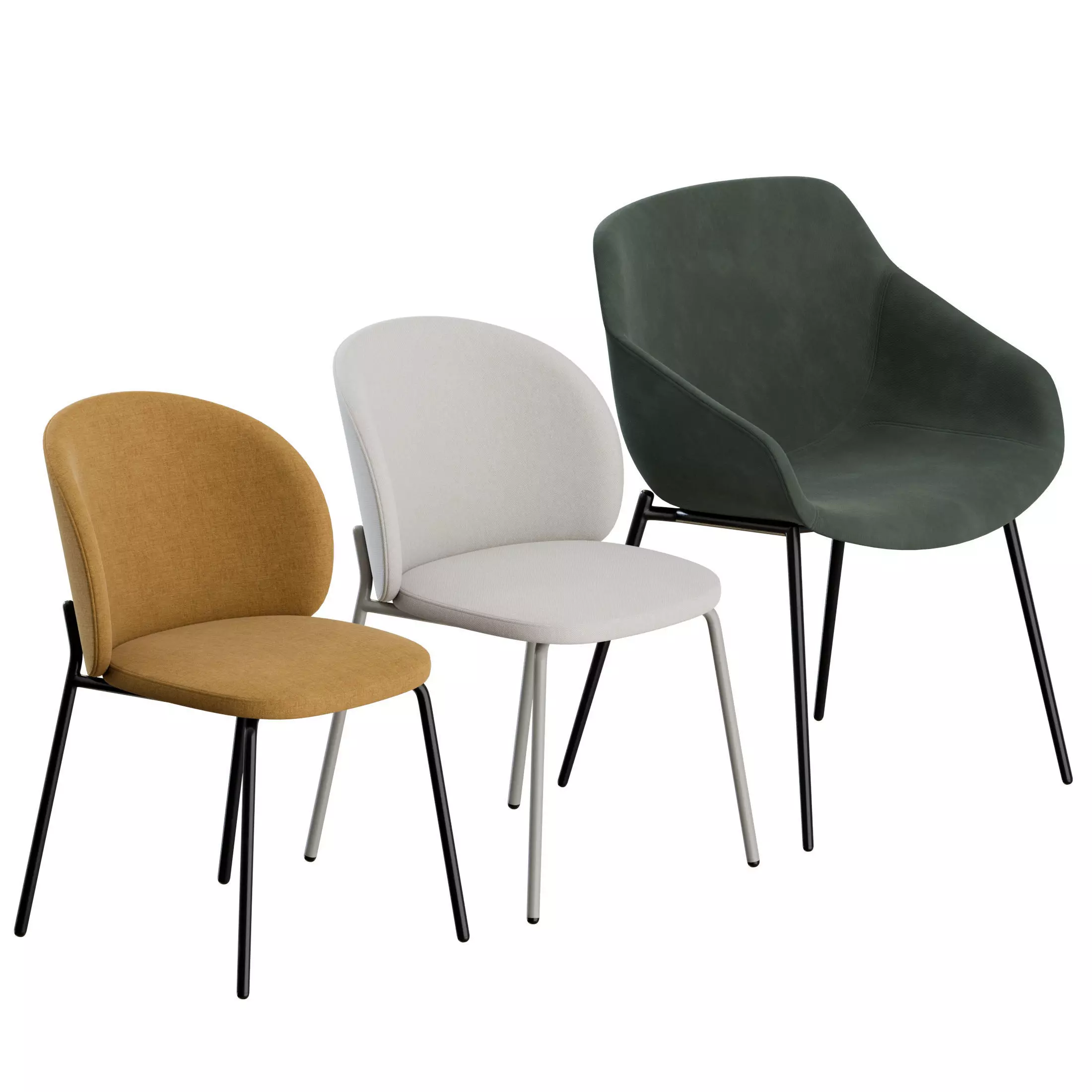 Dinning Chairs by BoConcept 3D model