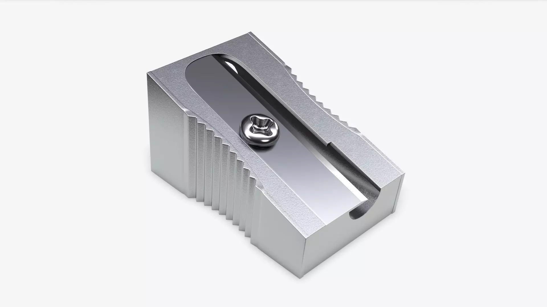 Pencil sharpener metal 3D model_0