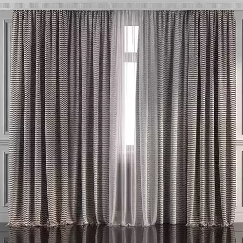 Curtain Set 273 3D model