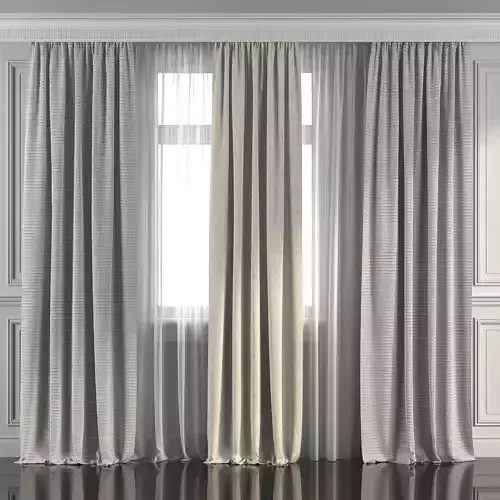 Curtain Set 274 3D model