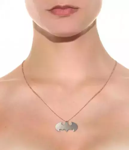 Necklace Batman 3D print model