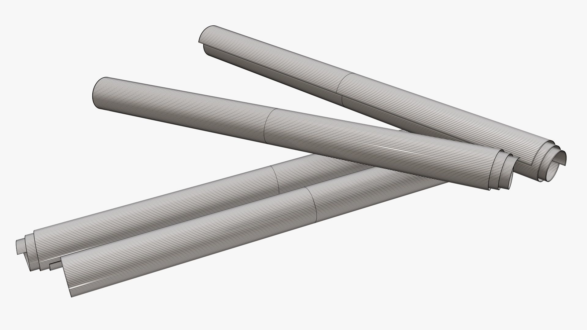 Paper rolls 01 3D model_6