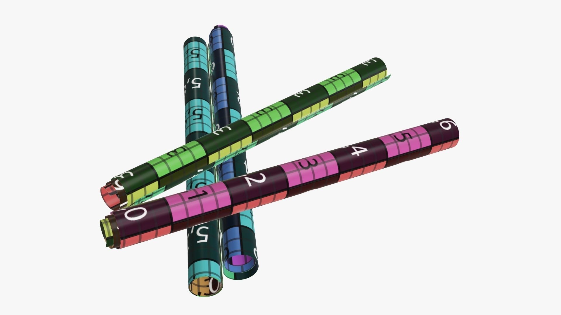 Paper rolls 01 3D model_8