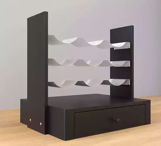 RACK WINE 3D model