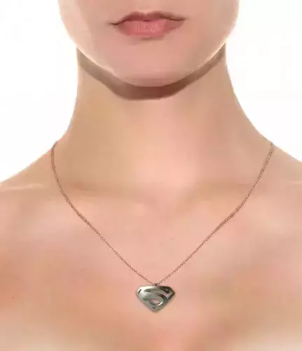 Necklace Superman 3D print model