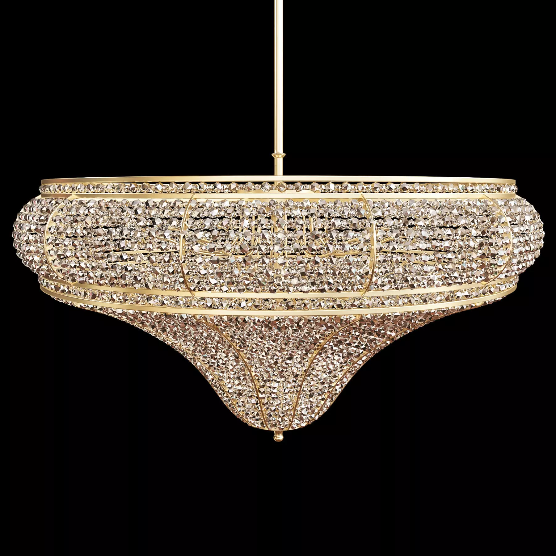 dune chandelier 3D model_0