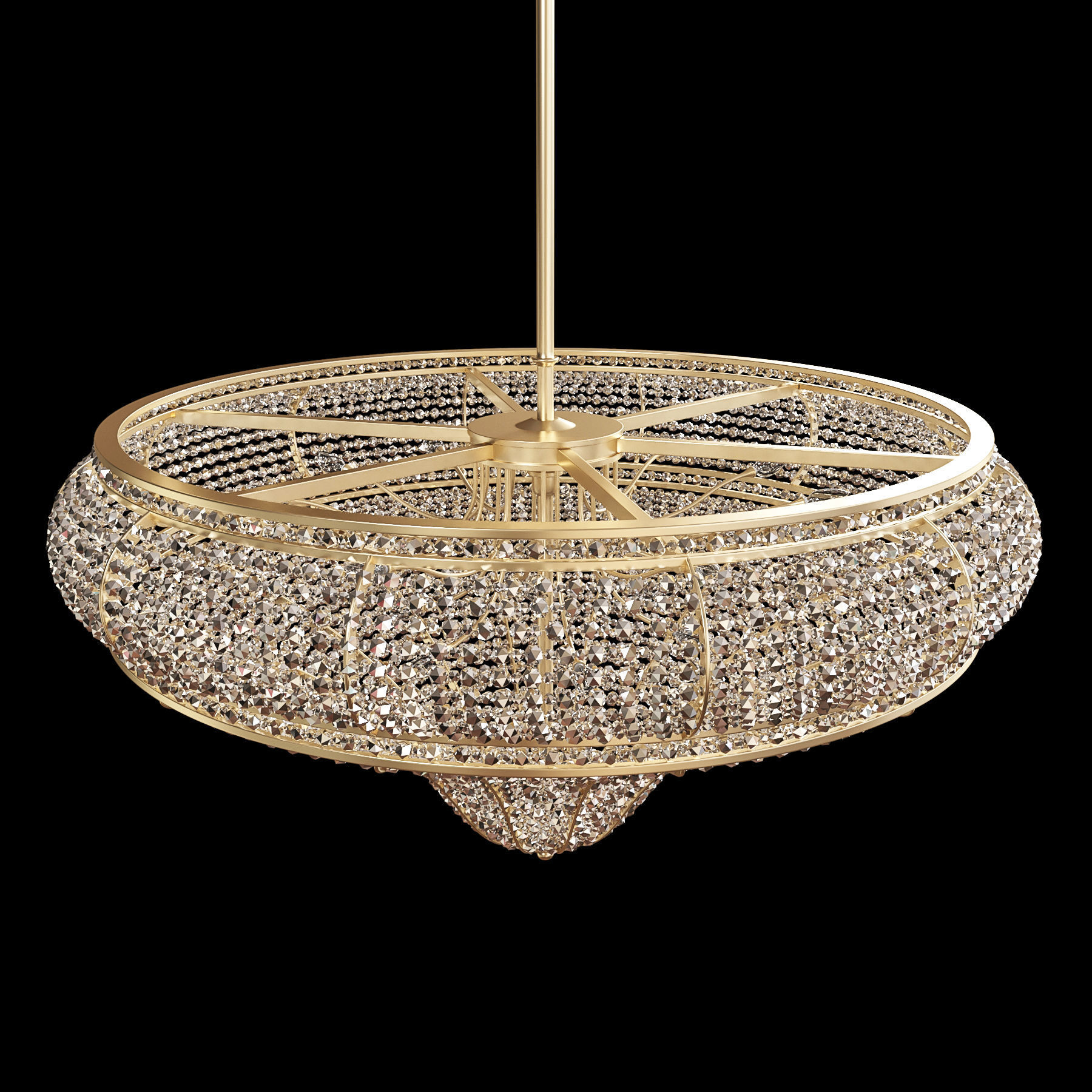 dune chandelier 3D model_2