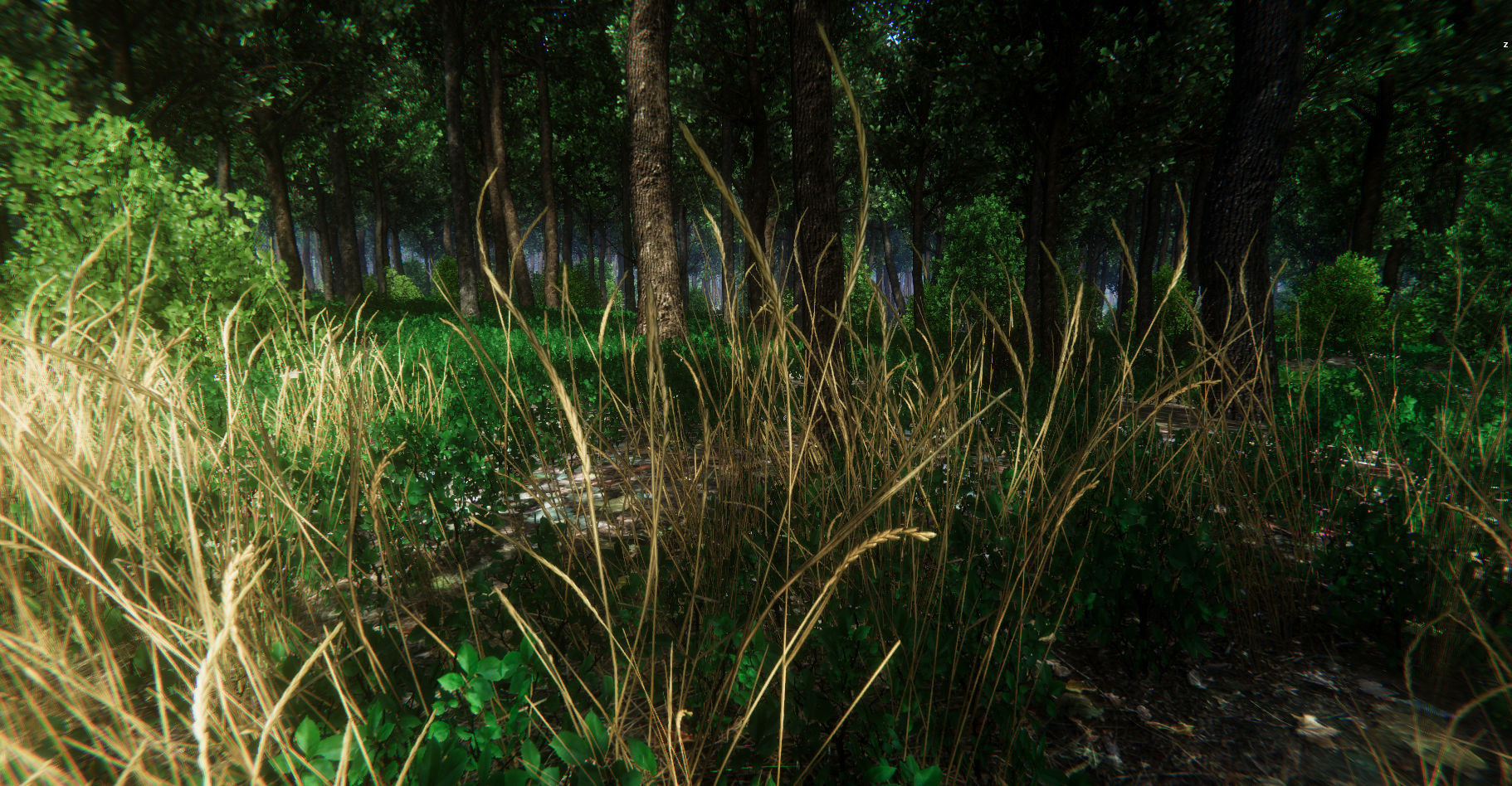 Oak Forest Environment Unity Update 1 2 Low-poly 3D model_28
