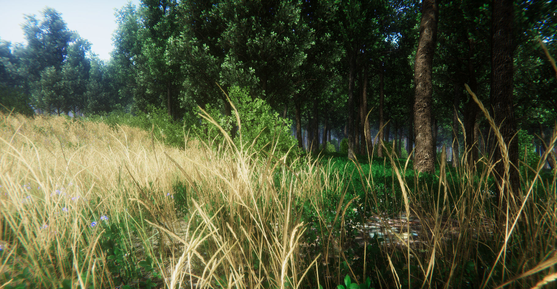 Oak Forest Environment Unity Update 1 2 Low-poly 3D model_22