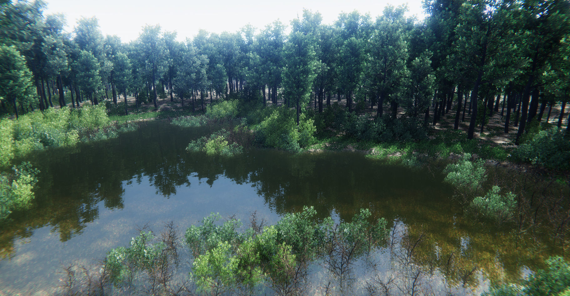 Oak Forest Environment Unity Update 1 2 Low-poly 3D model_25