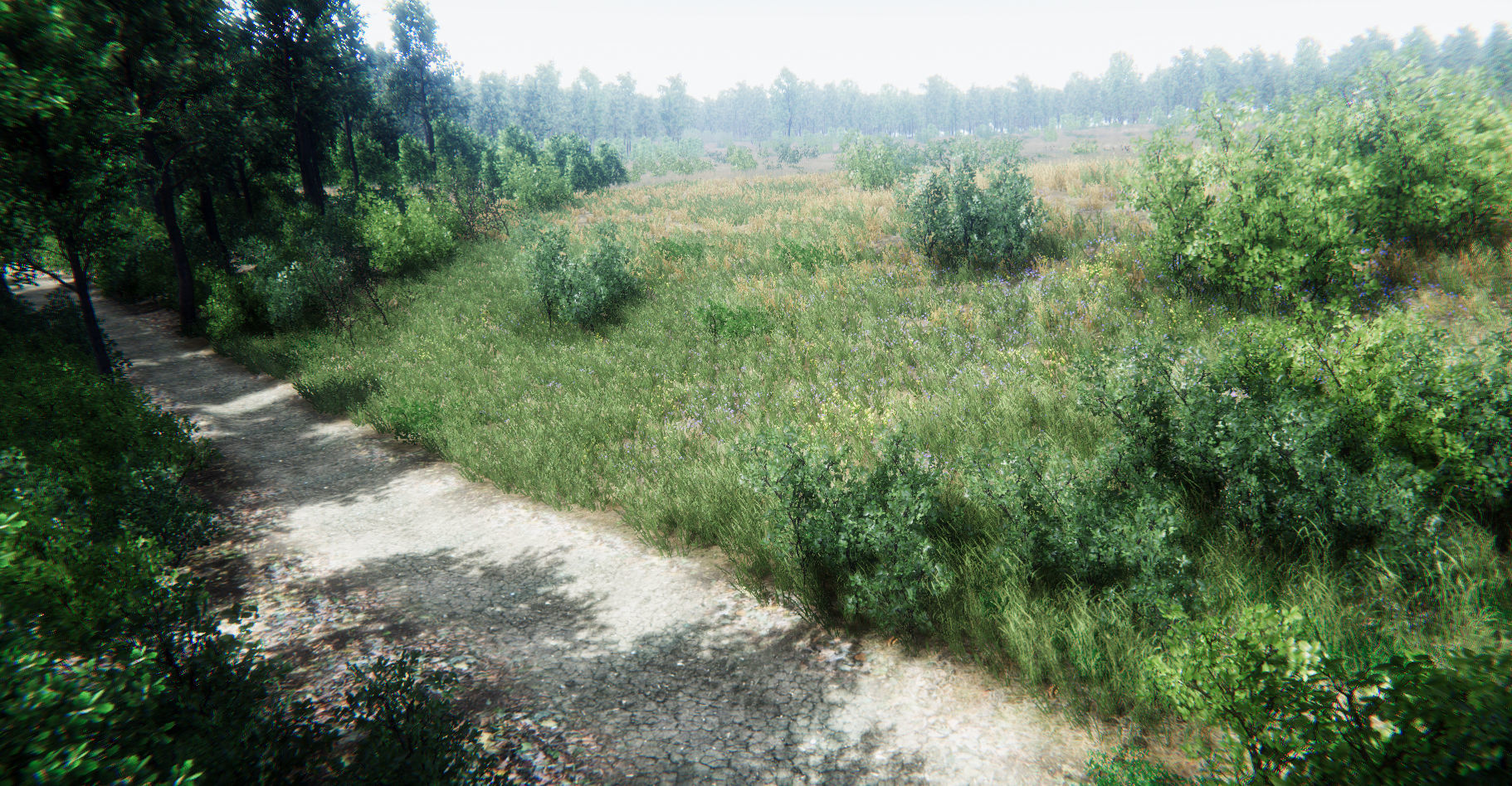 Oak Forest Environment Unity Update 1 2 Low-poly 3D model_14