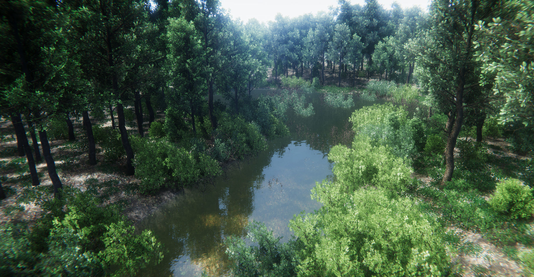 Oak Forest Environment Unity Update 1 2 Low-poly 3D model_13