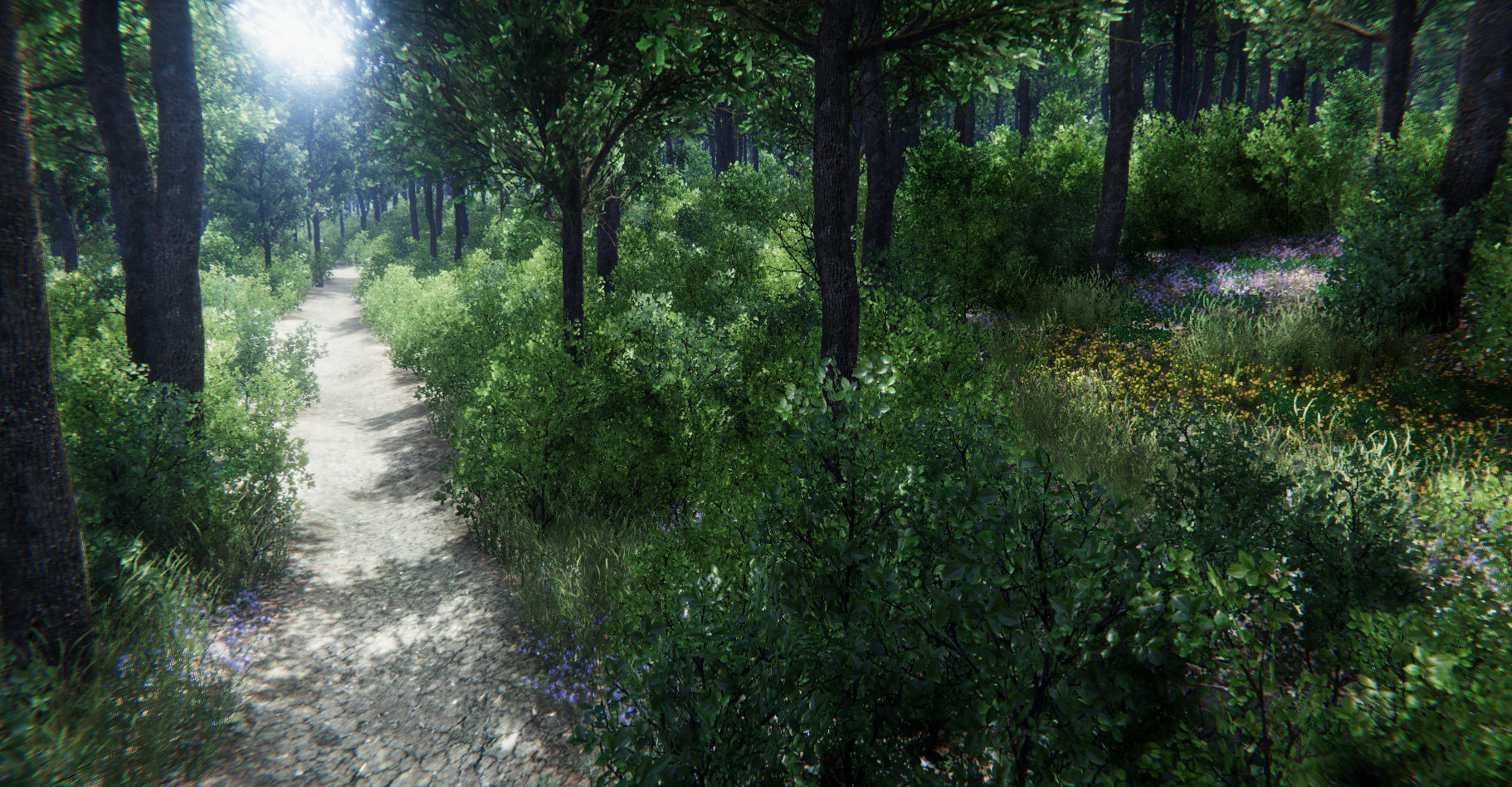 Oak Forest Environment Unity Update 1 2 Low-poly 3D model_24