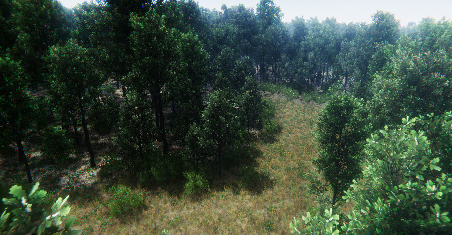 Oak Forest Environment Unity Update 1 2 Low-poly 3D model_26