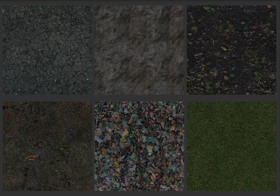 Oak Forest Environment Unity Update 1 2 Low-poly 3D model_37