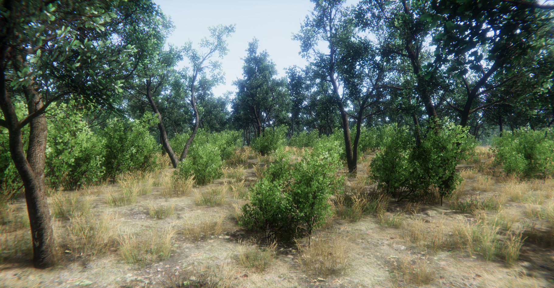 Oak Forest Environment Unity Update 1 2 Low-poly 3D model_32