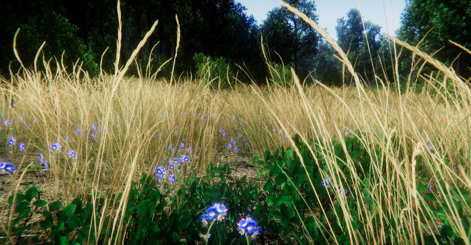 Oak Forest Environment Unity Update 1 2 Low-poly 3D model_21