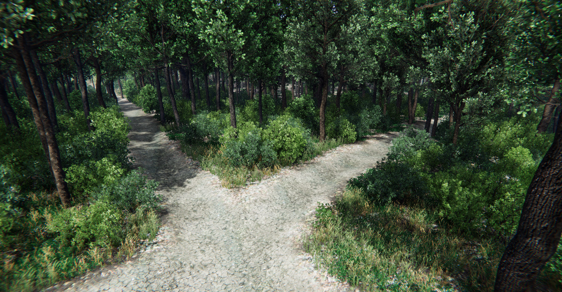 Oak Forest Environment Unity Update 1 2 Low-poly 3D model_20