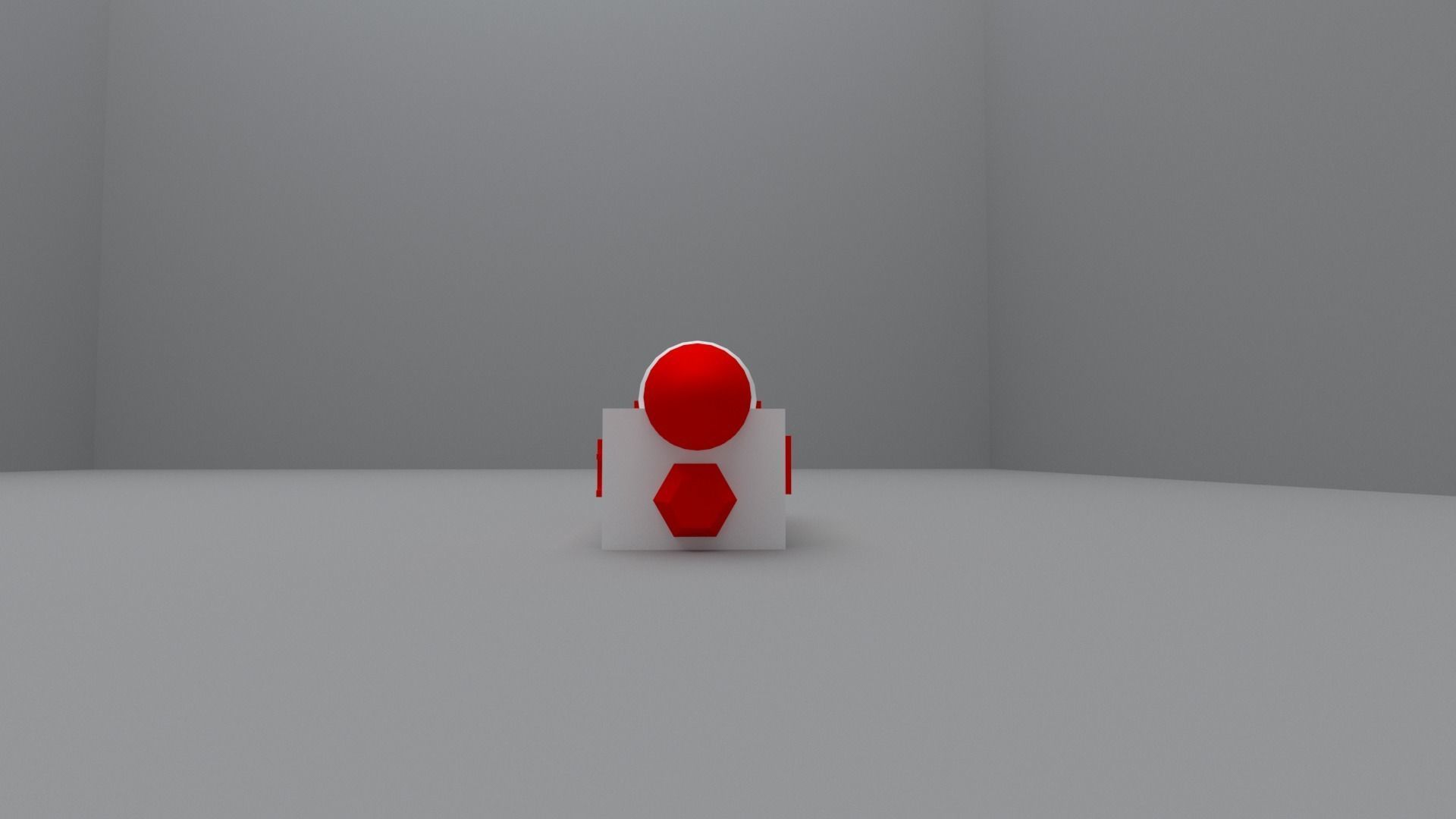 Rocket on box 3D print model_9