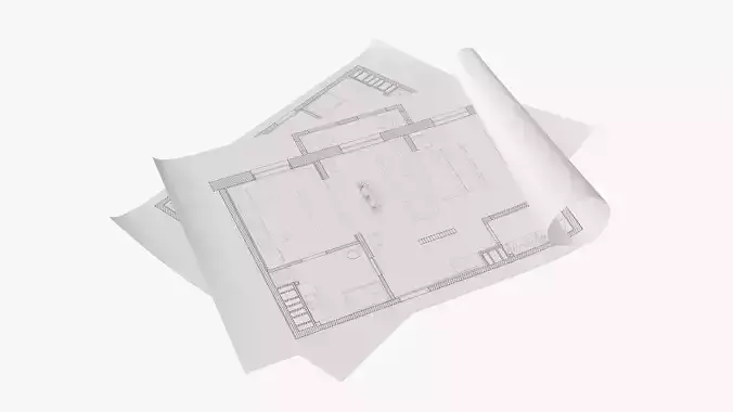  Sheets of paper 01 3D model