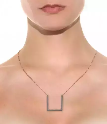 Necklace Square 3D print model