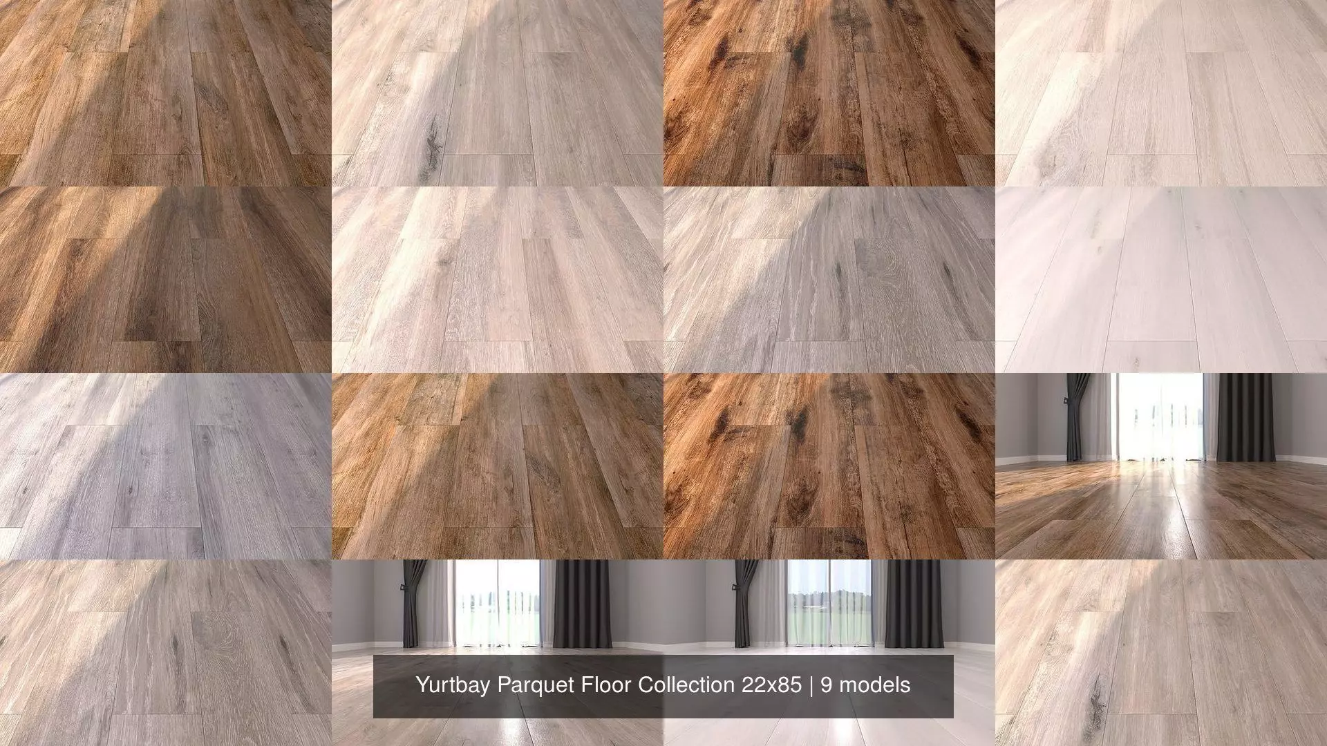Yurtbay Parquet Floor Collection 22x85 Texture_1