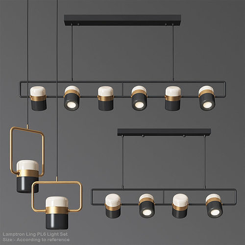 Lamptron Ling PL6 Light Set 3D model