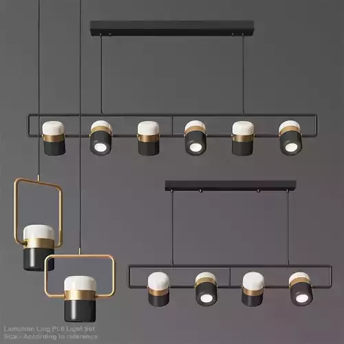 Lamptron Ling PL6 Light Set 3D model