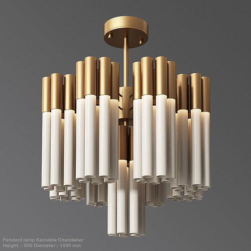 Pendant lamp Kamable Chandelier 3D model