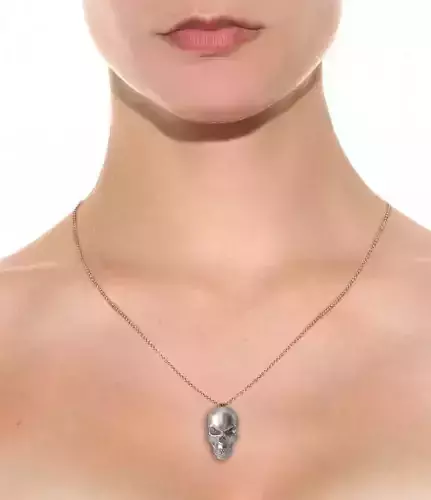 Necklace Skull 3D print model