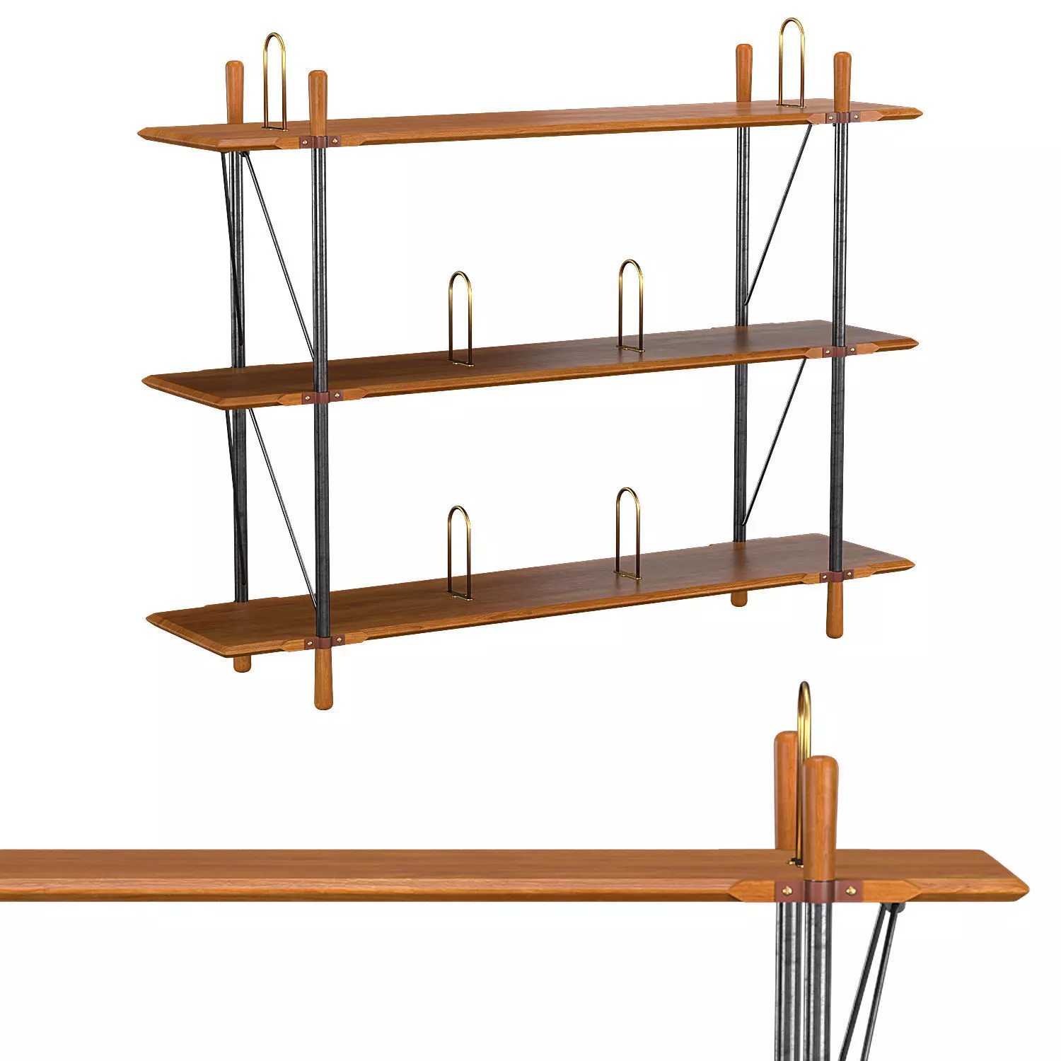 Brandywine Low Wide Shelf 3D model_0