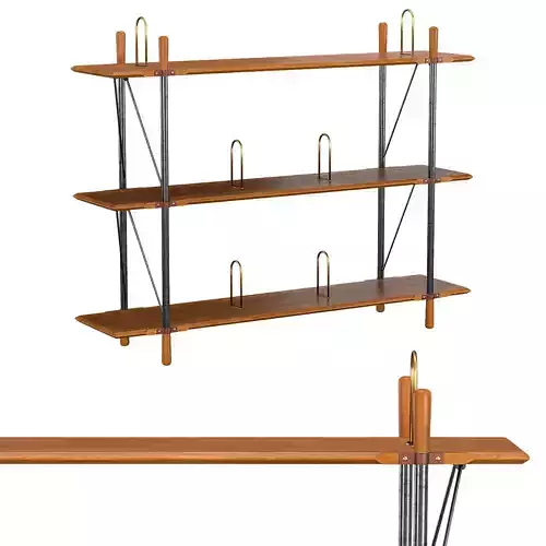Brandywine Low Wide Shelf 3D model