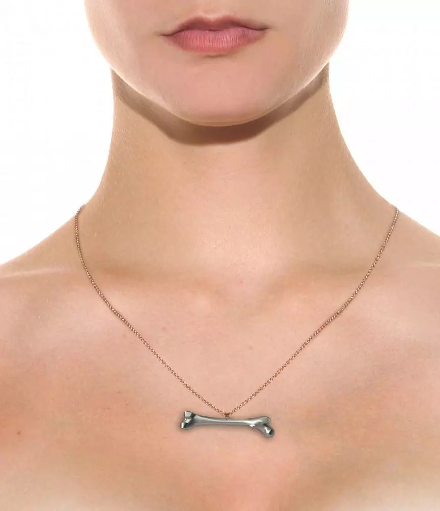 Necklace Bone 3D print model_0