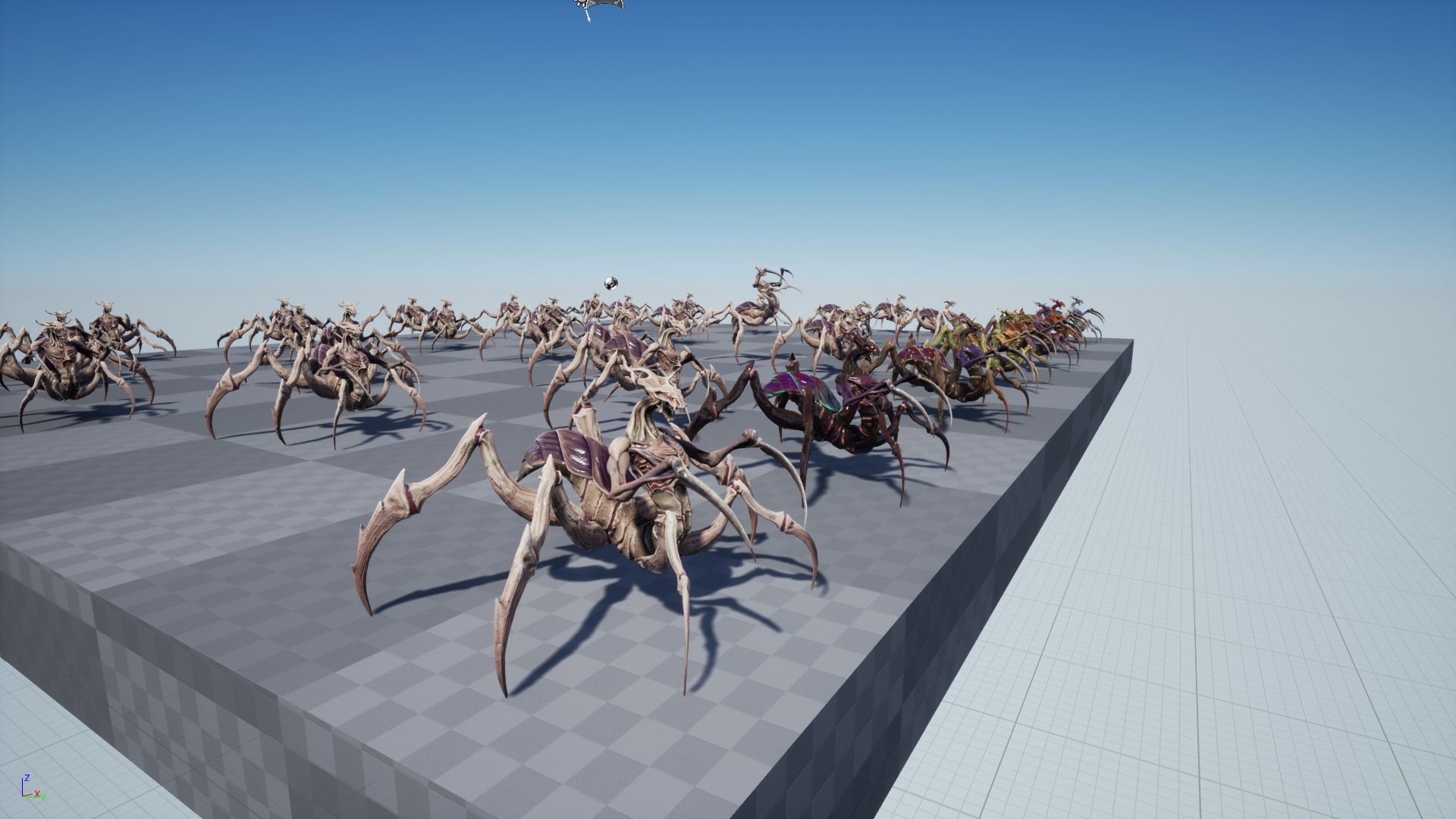 Alien Spider Low-poly 3D model_31