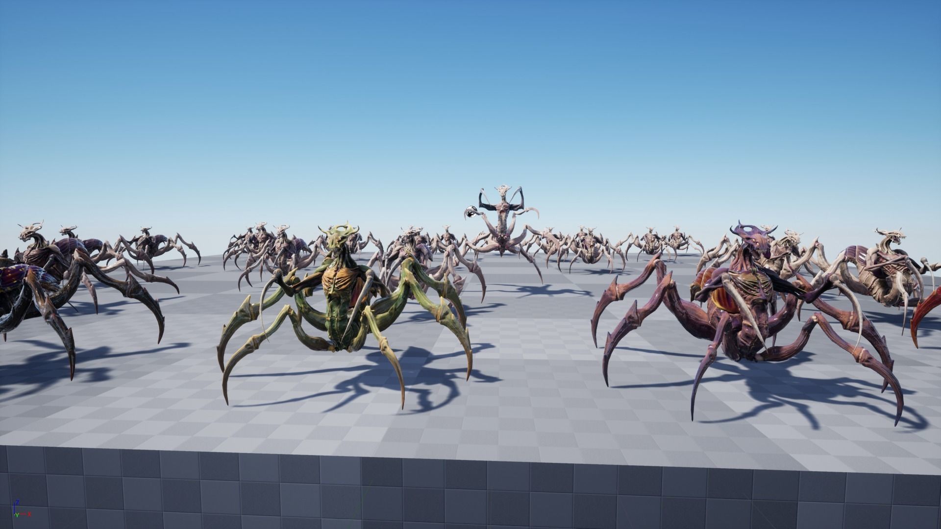 Alien Spider Low-poly 3D model_32