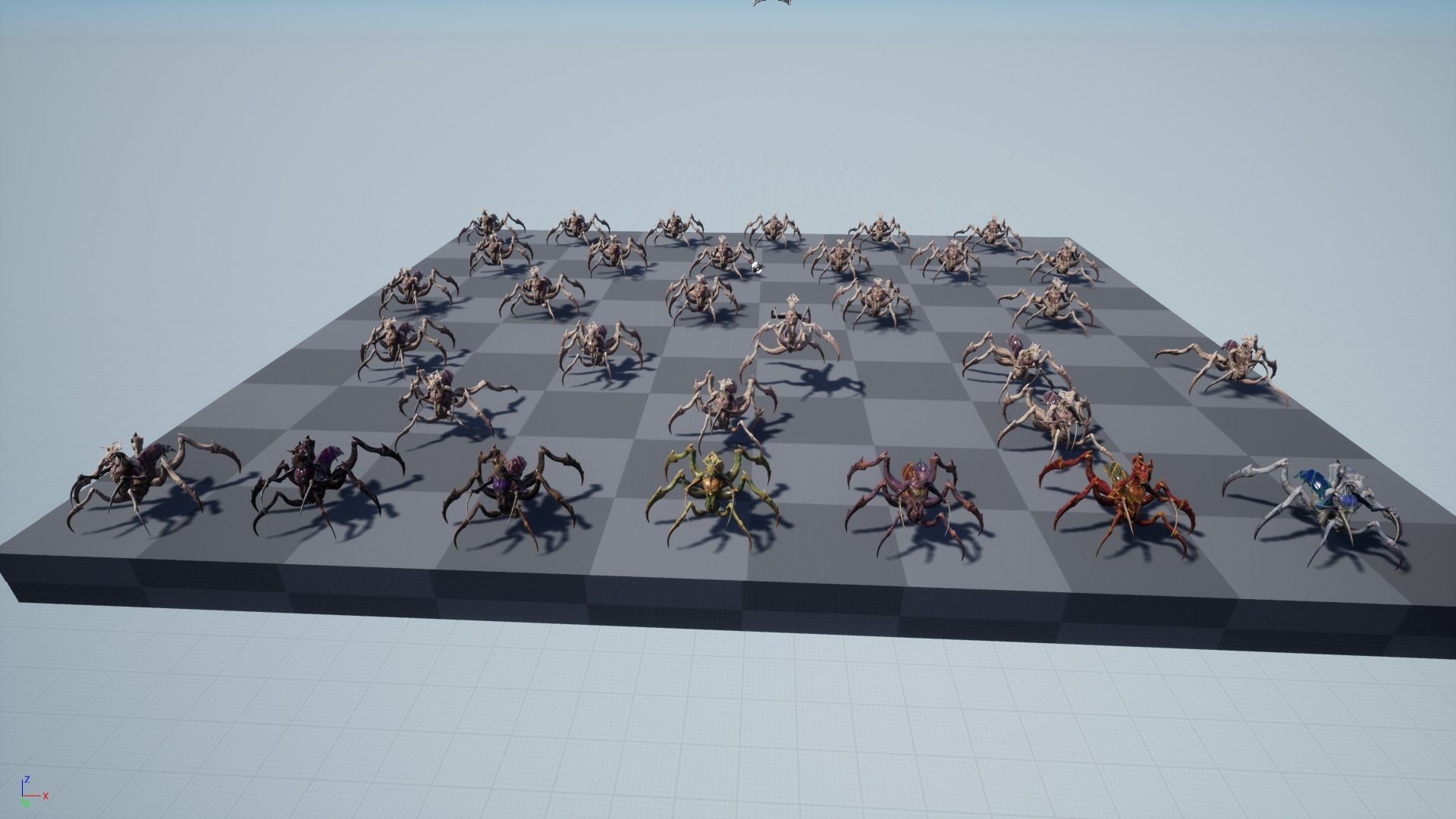 Alien Spider Low-poly 3D model_35