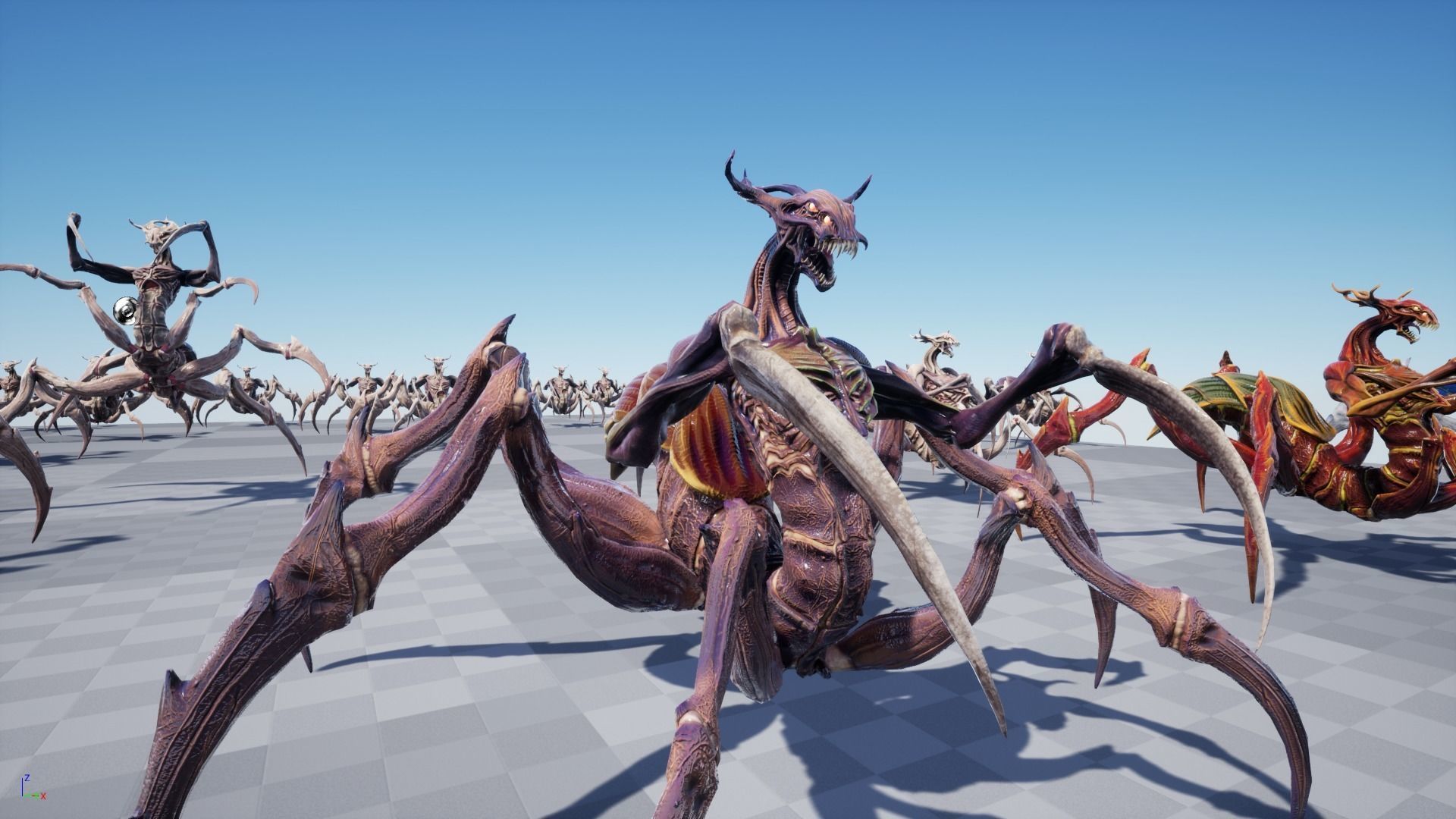 Alien Spider Low-poly 3D model_34