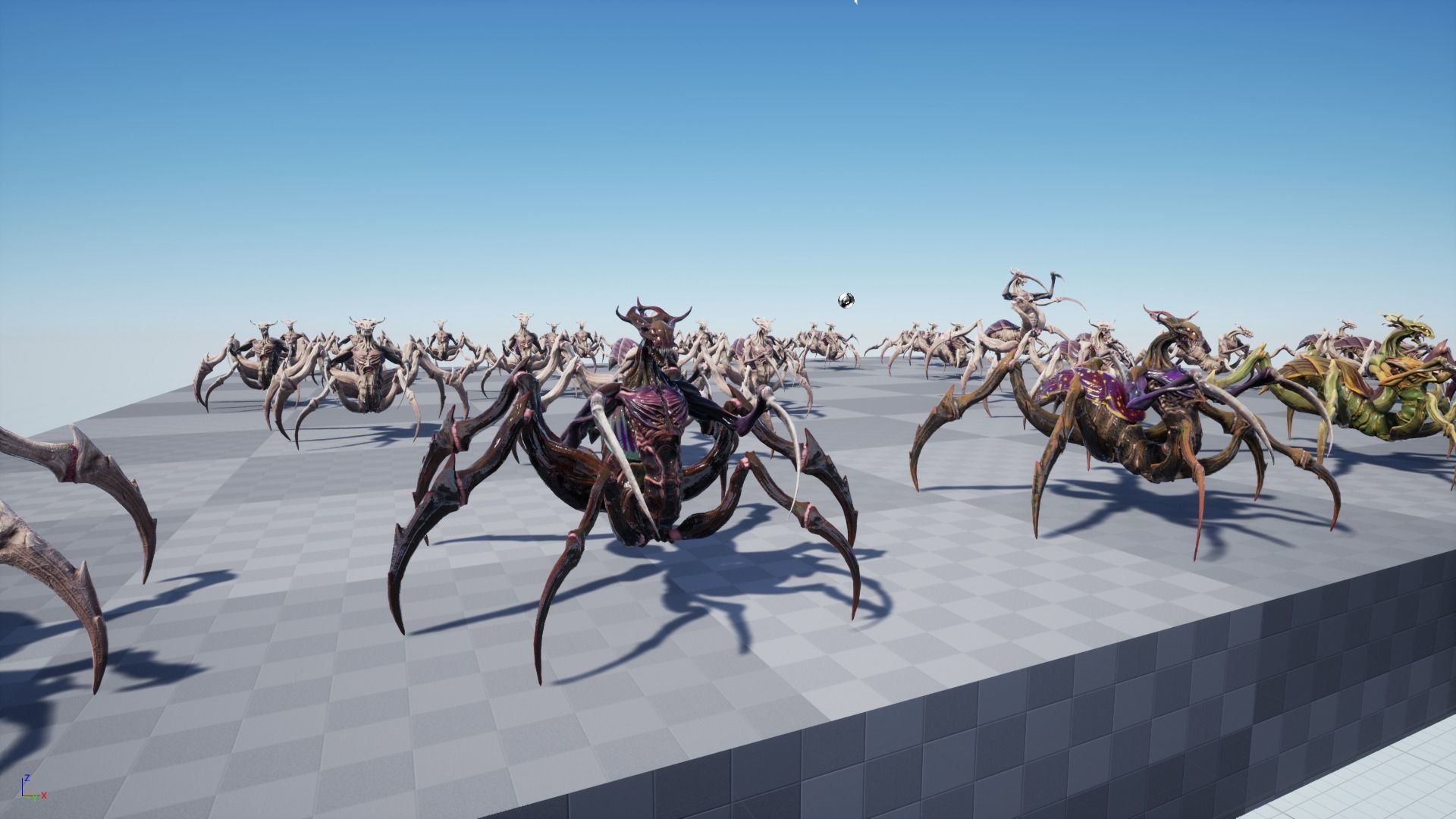 Alien Spider Low-poly 3D model_33