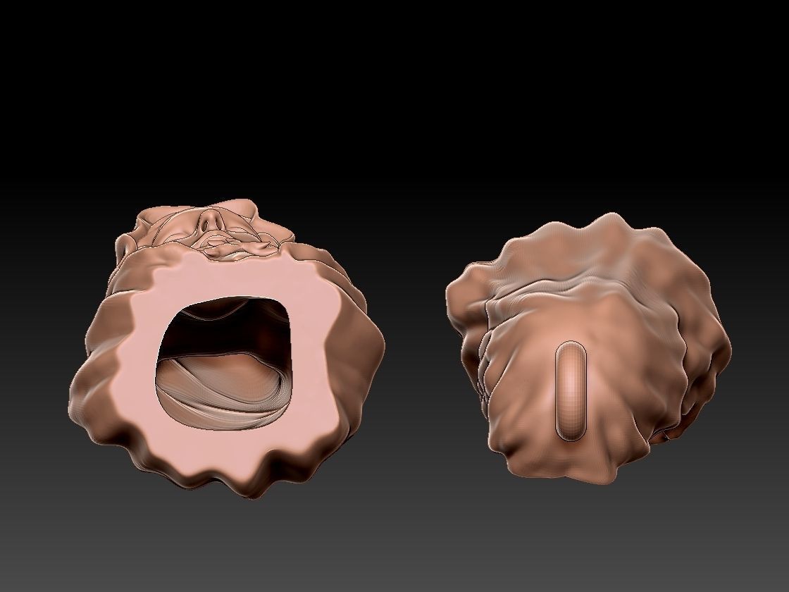 Virgin Mary pendant 3D print model 3D print model_4