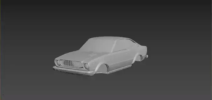 Toyota Corolla SR5 1976 Body For Print 3D print model